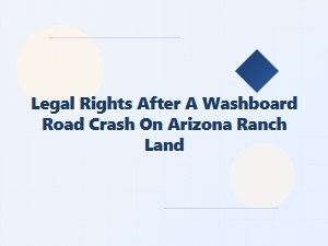 Your Rights After a Ranch Road Crash in Arizona